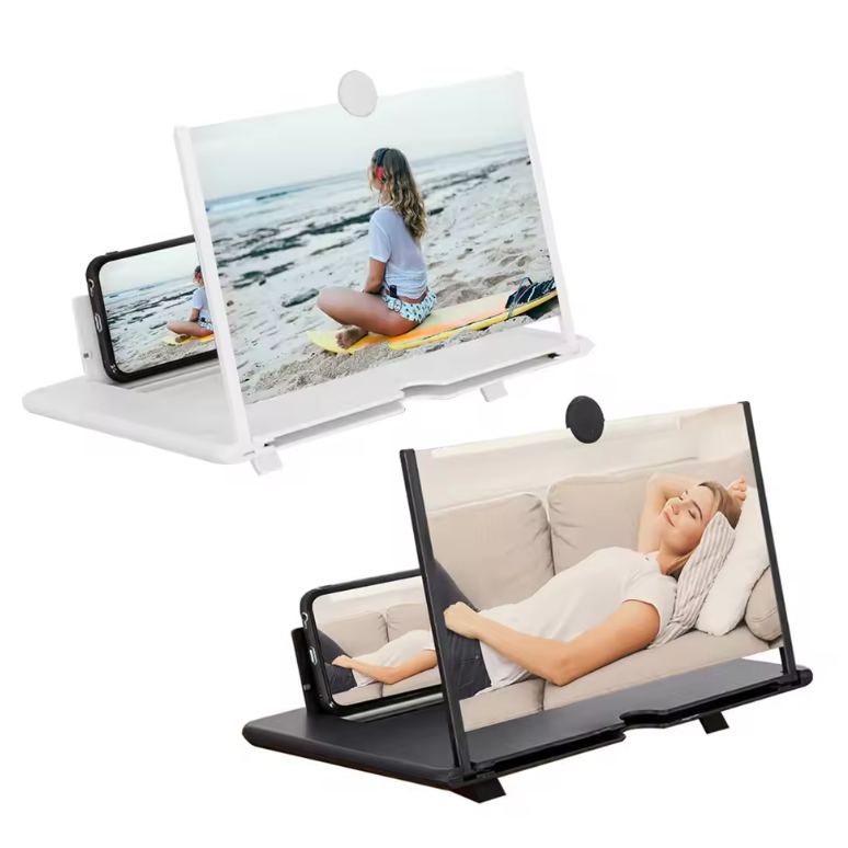 11-Inch 3D Mobile Phone Screen Magnifier with Folding Stand